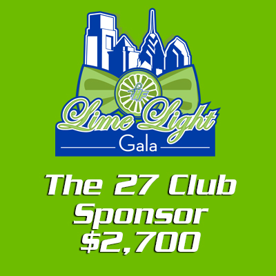 Lime Light Gala 27 Club Sponsor