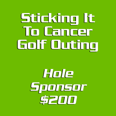 Sticking It To Cancer Hole Sponsor