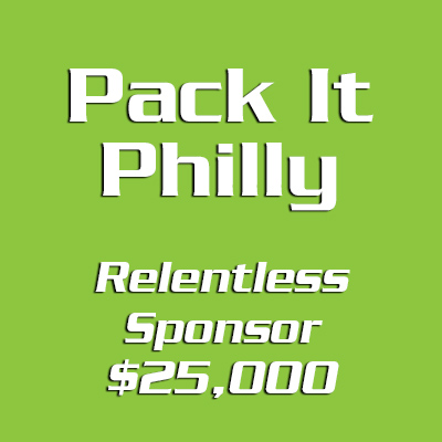 Pack It Philly Relentless Sponsorship - $25,000